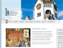 Tablet Screenshot of evang-weinfelden.ch